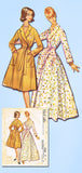 1950s Vintage McCall's Sewing Pattern 5160 Misses Flared Housecoat Size 14 34B
