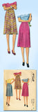 1940s Vintage McCall Sewing Pattern 5174 Misses' WWII Pleated Skirt Sz 26 Waist - Vintage4me2
