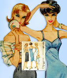 1950s Vintage McCall's Sewing Pattern 5199 Stunning Misses Slip Set Size 36 Bust