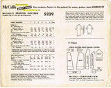 1950s Vintage McCalls Sewing Pattern 5229 Children's Robe Boys Girls Size 6