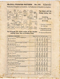1930s Vintage McCall Sewing Pattern 525 Shirley Temple 18inch Doll Clothes