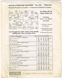1930s Vintage McCall Sewing Pattern 525 Shirley Temple 20inch Doll Clothes