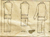 McCall 5275: 1930s Misses 2 Piece Pajamas Sz 36 38 Bust Vintage Sewing Pattern