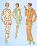 McCall 5275: 1930s Misses 2 Piece Pajamas Sz 36 38 Bust Vintage Sewing Pattern - Vintage4me2