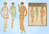 McCall 5275: 1930s Misses 2 Piece Pajamas Sz 36 38 Bust Vintage Sewing Pattern - Vintage4me2