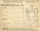1940s Vintage McCall Sewing Pattern 5291 WWII Toddler Boys Coveralls Size 3 22B - Vintage4me2
