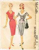 1960s Vintage McCalls Sewing Pattern 5327 Misses Wiggle Dress Size 14 34 Bust