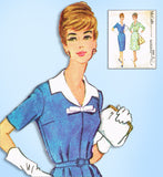 1960s Vintage McCalls Sewing Pattern 5334 Uncut Plus Size Day Dress Sz 43 Bust