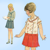 McCall 5348: 1920s Cute Toddler Girls 2 Piece Dress Sz 4 Vintage Sewing Pattern