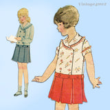 McCall 5348: 1920s Cute Toddler Girls 2 Piece Dress Sz 4 Vintage Sewing Pattern