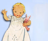 1930s Vintage McCall Sewing Pattern 537 Sweet Infants Embroidered Layette Set