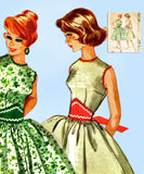 1960s Vintage McCall's Sewing Pattern 5394 Easy Misses Sun Dress Size 36 Bust - Vintage4me2
