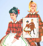 1960s Vintage McCalls Sewing Pattern 5537 Helen Lee Little Girls Dress Size 10