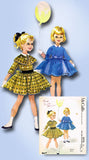 1960s Vintage McCalls Sewing Pattern 5576 Uncut Helen Lee Girls Dress Size 2