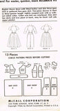1960s Vintage McCalls Sewing Pattern 5604 Dress Size 9
