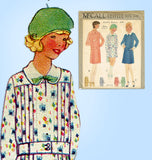 1920s Vintage McCall Sewing Pattern 5676 Uncut Toddler Girls Flapper Dress Sz 6 - Vintage4me2