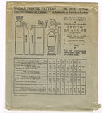 1920s Vintage McCall Sewing Pattern 5676 Uncut Toddler Girls Flapper Dress Sz 6 - Vintage4me2