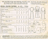 1940s Vintage McCall Sewing Pattern 5727 Uncut WWII Women's Dress Size 20 38B - Vintage4me2
