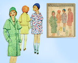 McCall 6104: 1930s Uncut Little Girls Flapper Coat Size 6 Vintage Sewing Pattern