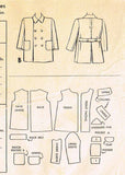 1940s Vintage McCall Sewing Pattern 6196 Cute WWII Toddler Boys Coat Size 2 - Vintage4me2