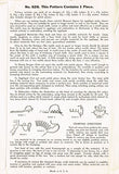 1930s VTG McCall Embroidery Transfer 626 Uncut Applique Mexican Tea Towel Motifs