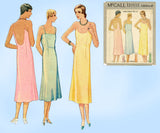 McCall 6260: 1930s Rare Plus Size Women's Slip Sz 40 Bust Vintage Sewing Pattern - Vintage4me2