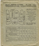 McCall 6328: 1930s Uncut Little Girls Party Dress Sz10 Vintage Sewing Pattern