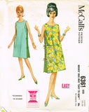 1960s Vintage McCall's Sewing Pattern 6361 Misses Easy Sun Dress Sz 38 40 Bust - Vintage4me2