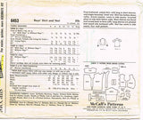 1960s Vintage McCall's Sewing Pattern 6453 Little Boys Shirt & Vest Size 12 30 C