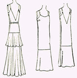 McCall 6460: 1930s Rare Decolletage Evening Gown Sz 34 B Vintage Sewing Pattern