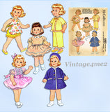 1960s Vintage McCalls Pattern 6465 Uncut Chatty Cathy 19-20 Inch Doll Clothes