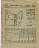 McCall 6469: 1930s Rare Misses Flapper Jacket Sz 34 Bust Vintage Sewing Pattern - Vintage4me2