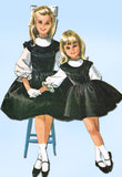 1960s Vintage McCalls Sewing Pattern 6499 Uncut Helen Lee Girls Dress Size 8