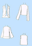 McCall 6586: 1930s Misses Eton Jacket & Scarf Sz 36 Bust Vintage Sewing Pattern - Vintage4me2
