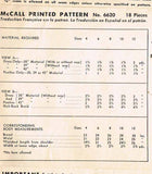 1940s Vintage McCall Sewing Pattern 6620 Little Girls Ballet or Dance Costume 10 - Vintage4me2
