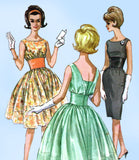 1960s Vintage McCalls Sewing Pattern 6670 Stunning Cocktail Dress Sz 32 Bust