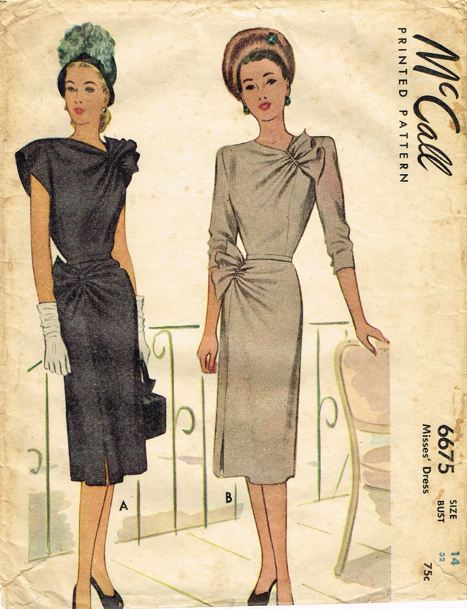 1935 vintage McCall's McCalls McCall 8192 dress sundress sports