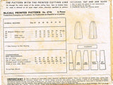 1940s Vintage McCall Sewing Pattern 6746 Ladies & Misses Day Skirt Size 26 Waist - Vintage4me2