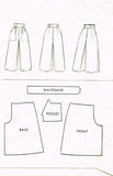1940s Vintage Misses Culottes McCall Sewing Pattern 6768 Size 26 Waist