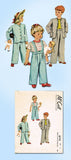 1940s Vintage McCall Sewing Pattern 6774 Toddlers 2 Pc Casual Play Suit Size 2 - Vintage4me2