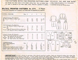 1940s Vintage McCall Sewing Pattern 6774 Toddlers 2 Pc Casual Play Suit Size 2 - Vintage4me2