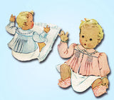 1930s Original Vintage McCall Sewing Pattern 682 Rare Smocked Infant Jacket Set