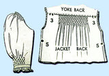 1930s Original Vintage McCall Sewing Pattern 682 Rare Smocked Infant Jacket Set