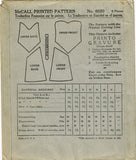 McCall 6820: 1930s Uncut Misses Bias Cut Slip Size 34 B Vintage Sewing Pattern