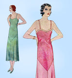 McCall 6820: 1930s Uncut Misses Bias Cut Slip Size 34 B Vintage Sewing Pattern