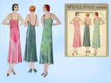 McCall 6820: 1930s Uncut Misses Bias Cut Slip Size 34 B Vintage Sewing Pattern