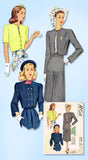 1940s Vintage McCall Sewing Pattern 6916 Uncut Misses Bolero Suit Size 12 30 B - Vintage4me2