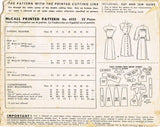 1940s Vintage McCall Sewing Pattern 6932 Misses Street Dress Size 12 32 Bust - Vintage4me2