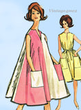 1960s Vintage McCalls Sewing Pattern 6944 Easy Uncut Misses Tent Dress Size 30 to 31 B