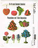 McCalls 6988: Darling Velveteen Fruit Table Decorations or Pincushions Uncut